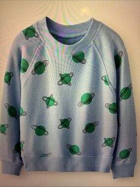 Hanna Andersson French Terry Saturn Sweatshirt, 10